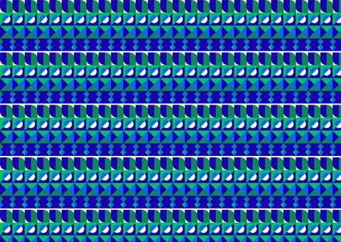 Vibrant Blue Digital Grid and Wave Pattern Background Ilustración de archivo