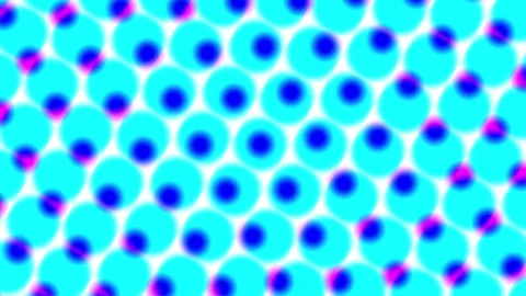 Vibrant Blue Dot Comic Scene Stock Footage 335640069