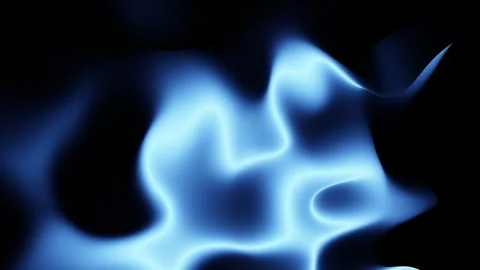 Vibrant blue flame dynamic design element or symbol of fire 스톡 동영상 303536988