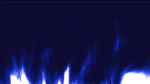 Vibrant Blue Flames Illuminating a Dark Navy Abstract Background. Stock Illustration
