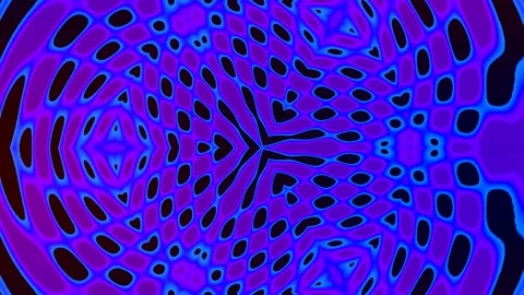 Vibrant blue fluid motion abstract background seamless loop for tech graphics Stock Footage 336536015