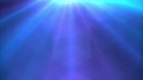 Vibrant blue light rays spread across a dark backdrop Stock Footage 345448920