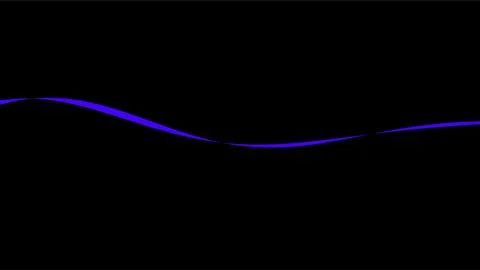 Vibrant Blue Light Wave Abstract Background. Illustrazione stock