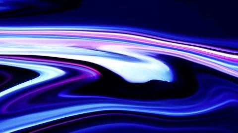 Vibrant blue liquid abstract with white and pink swirling patterns 스톡 일러스트