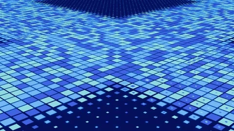 Vibrant blue patterns for immersive music performances and lively events Stock Footage 293065182