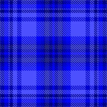 Vibrant blue plaid pattern, perfect for textile design, fashion, and website  Stock Illustration