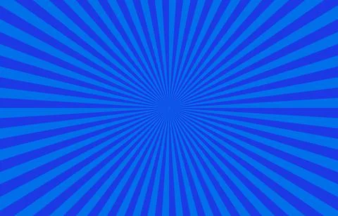 Vibrant Blue Sunburst Pattern Background Иллюстрация