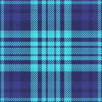 This vibrant blue tartan plaid pattern offers a modern geometric aesthetic, p Stock Illustration