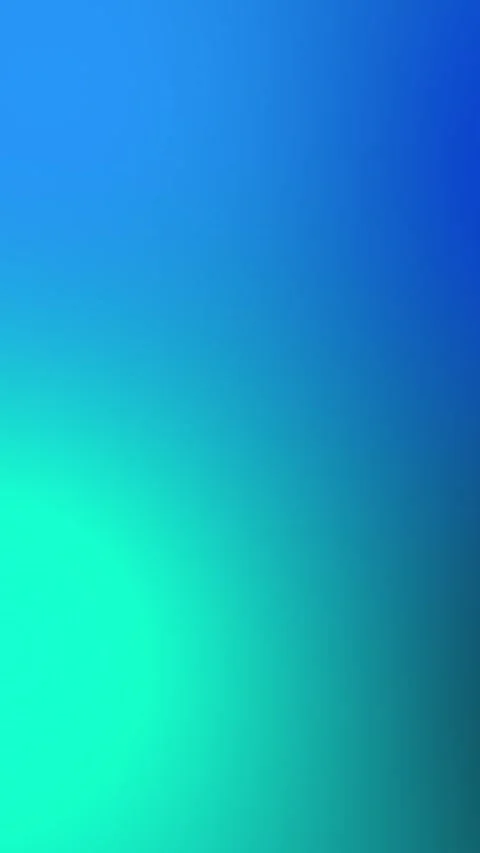 Vibrant Blue to Teal Gradient Background, Smooth Soft Bokeh Blur, Abstract Stock Footage 333466440