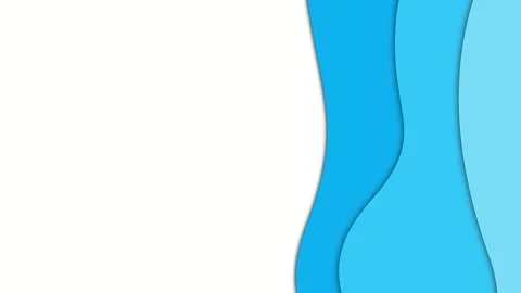 Vibrant blue wave patterns offer a dynamic visual design Stock Footage 325037811