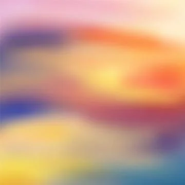 Vibrant blurred sea, sky clouds vector background Stock Illustration