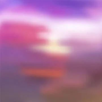 Vibrant blurred sea, sky clouds vector background Illustrazione stock