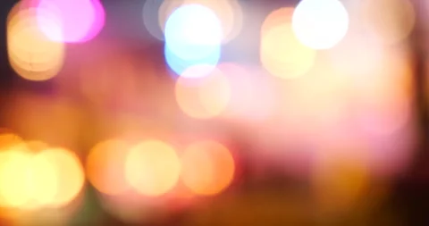 Vibrant Bokeh abstract blurred background music festival stage show performance  Stock Footage 255541968