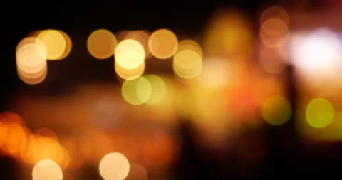 Vibrant Bokeh abstract blurred background music festival stage Видео 264547282