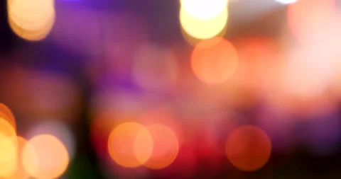 Vibrant Bokeh abstract blurred background music festival stage show performance Vidéo 267673867