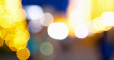 Vibrant Bokeh abstract blurred background music festival stage show performance Stock Footage 287960826