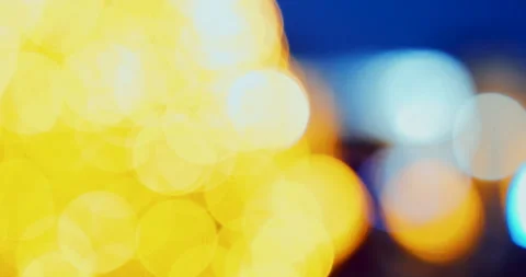 Vibrant Bokeh abstract blurred background music festival stage show performance Stock Footage 287960828