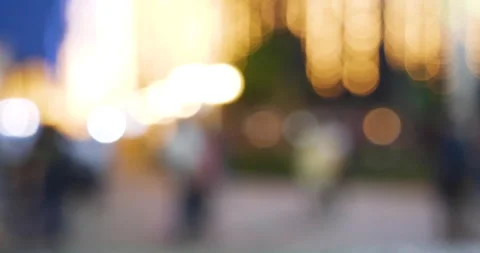 Vibrant Bokeh abstract blurred background music festival stage show performance Stock Footage 287960928