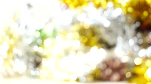 Vibrant Bokeh abstract blurred background music festival stage show performance  Stock Footage 290161812