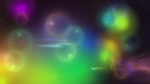 Vibrant Bokeh Lights Abstract Background With Colorful Orbs Soft Glow Stock-Footage 320188262