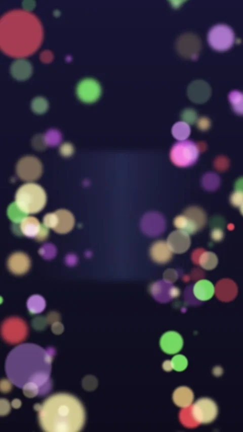 Vibrant bokeh lights create a mesmerizing, abstract backdrop Stock Footage 327625451
