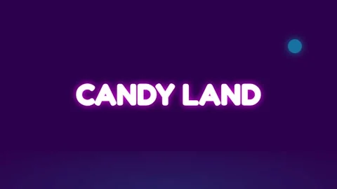 Vibrant Candy Land Title Animation - Sweet and Playful Background Design Stock Footage 336889429