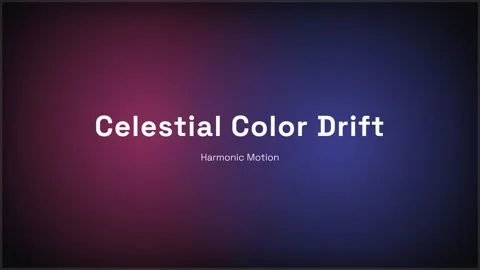 Vibrant celestial color gradient drift, abstract background for motion graphi Vídeos de archivo 337656327