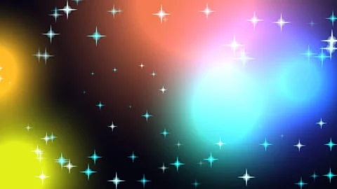 Vibrant Celestial Starlight and Colorful Nebula Abstract Stock Footage 336268762