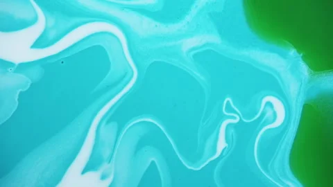 Vibrant cell fluid art with high contrast color blocking and liquid motion Stock Footage 331711592
