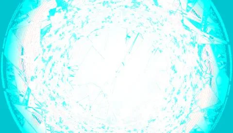 Vibrant Chaotic Multicolor Abstract Design Stock Illustration