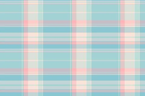 Vibrant check fabric texture, soft tartan pattern seamless. Path vector bac.. Stock Illustration