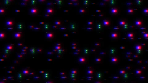 Vibrant checkerboard pattern of red, green, and blue squares in visual harmony Stockbeeldmateriaal 292959877