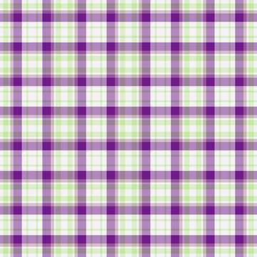 Vibrant checkered pattern of purple, light green, and white. Ideal for backgr イラスト素材