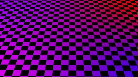 Vibrant Checkered Pattern with Purple to Red Gradient Foto stock