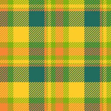 Vibrant checkered seamless pattern with warm autumnal colors. Ideal for tex.. Stock Illustration