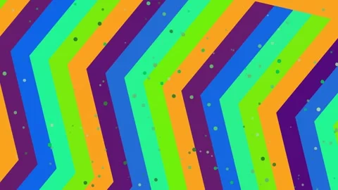 Vibrant Chevron Pattern with Bright Colors. Stock Footage 329929503