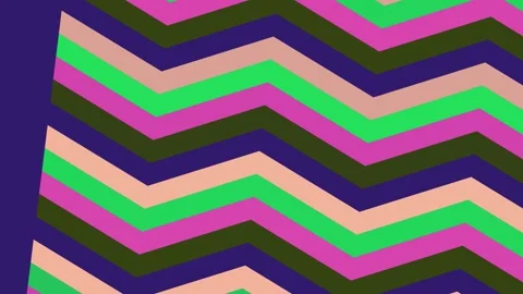 Vibrant Chevron Pattern with Bright Colors. Stock Footage 330131916