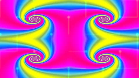 Vibrant Chroma Swirl Pattern: Abstract Liquid Flow Background Animation Stock Footage 336774588