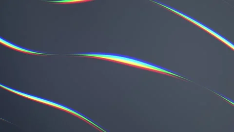 Vibrant chromatic ribbons drift and wave in a seamless loop Stock Footage 341275290