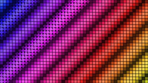 Vibrant Chromatic Spectrum Gradient Transition from Cool Blues to Warm Orange Stock Footage 336836416