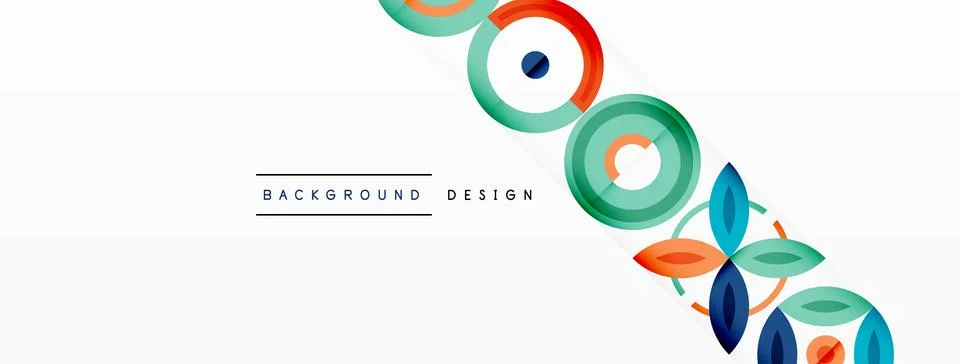 Vibrant circle pattern in electric blue, a stylish fashion accessory logo イラスト素材