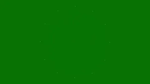 Vibrant Circular Firework Burst with Glowing Lines Green Screen 4K Loop Video stock 337426887