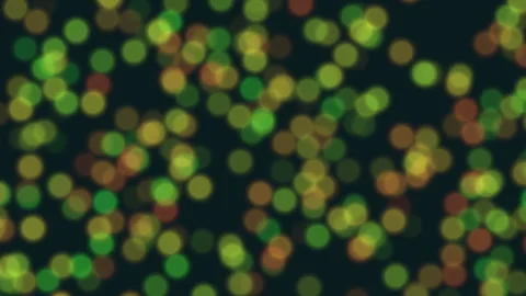 Vibrant circular pattern of overlapping colored circles green, yellow, and red Stock-Footage 285690134
