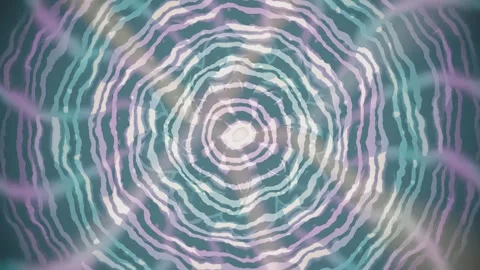 Vibrant circular patterns with swirling colors and light effects Stock Footage 337388229