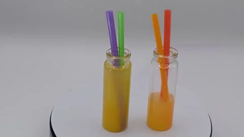 Vibrant citrus cocktails Stock Footage 331032768