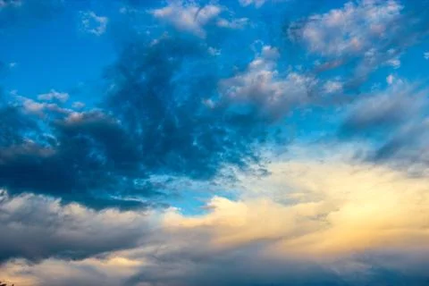 Vibrant Clouds Stock Photos