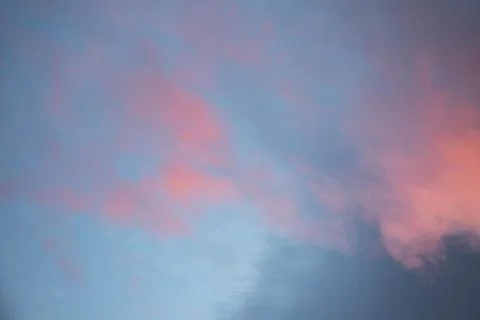 Vibrant Cloudscape Background with Multi-Colored Sky and Natural Beauty Stock Photos