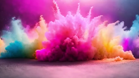 Vibrant Color Explosion Vídeos de archivo 284572826