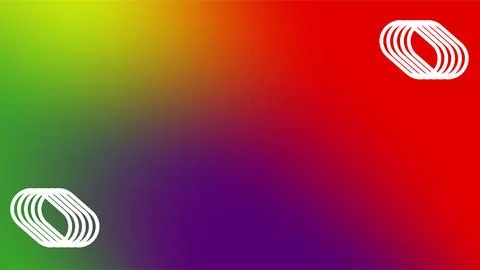 Vibrant Color Gradient Background with Abstract Design. Stockillustratie