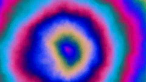 Vibrant color pattern with circular shapes in motion Stock Footage 338352164
